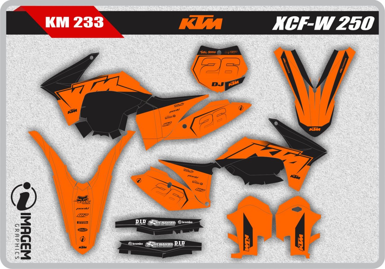 KM 233 KTM XCF-W 250
