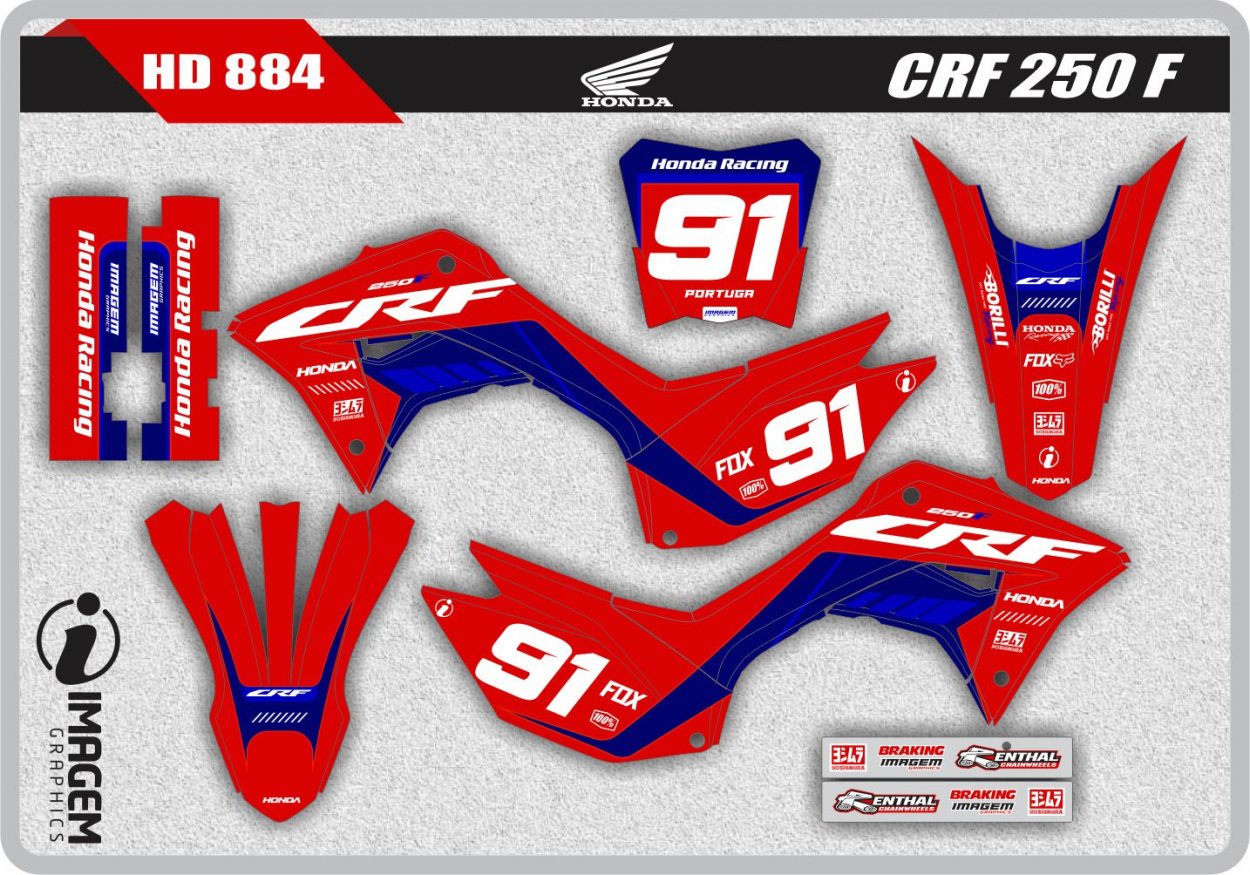 HD 884 CRF 250 F