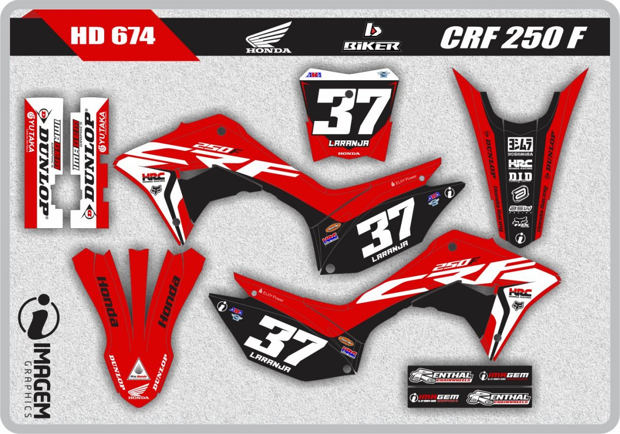 HD 674 CRF 250 F 