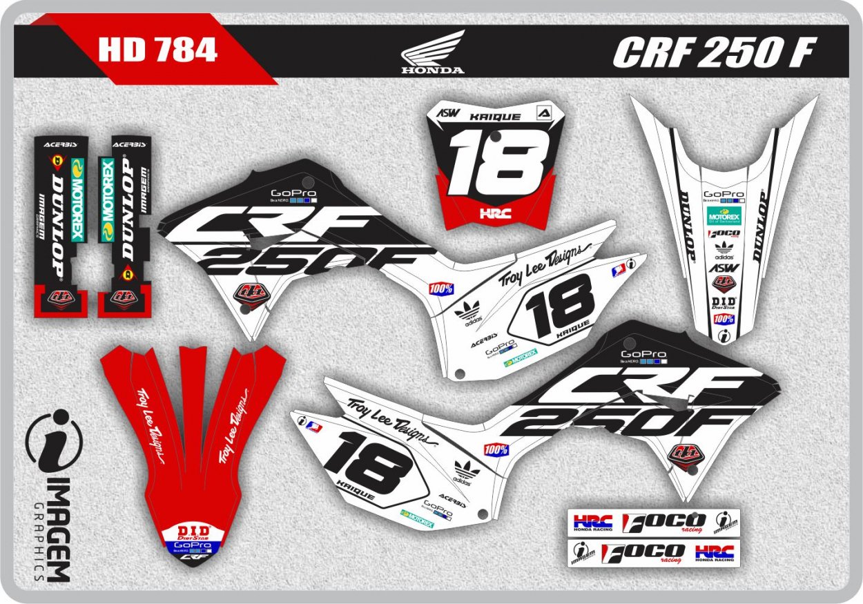 HD 784 CRF 250 F