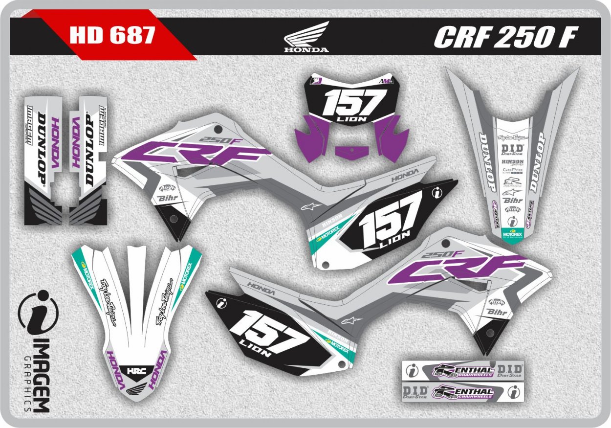 HD 687 CRF 250 F