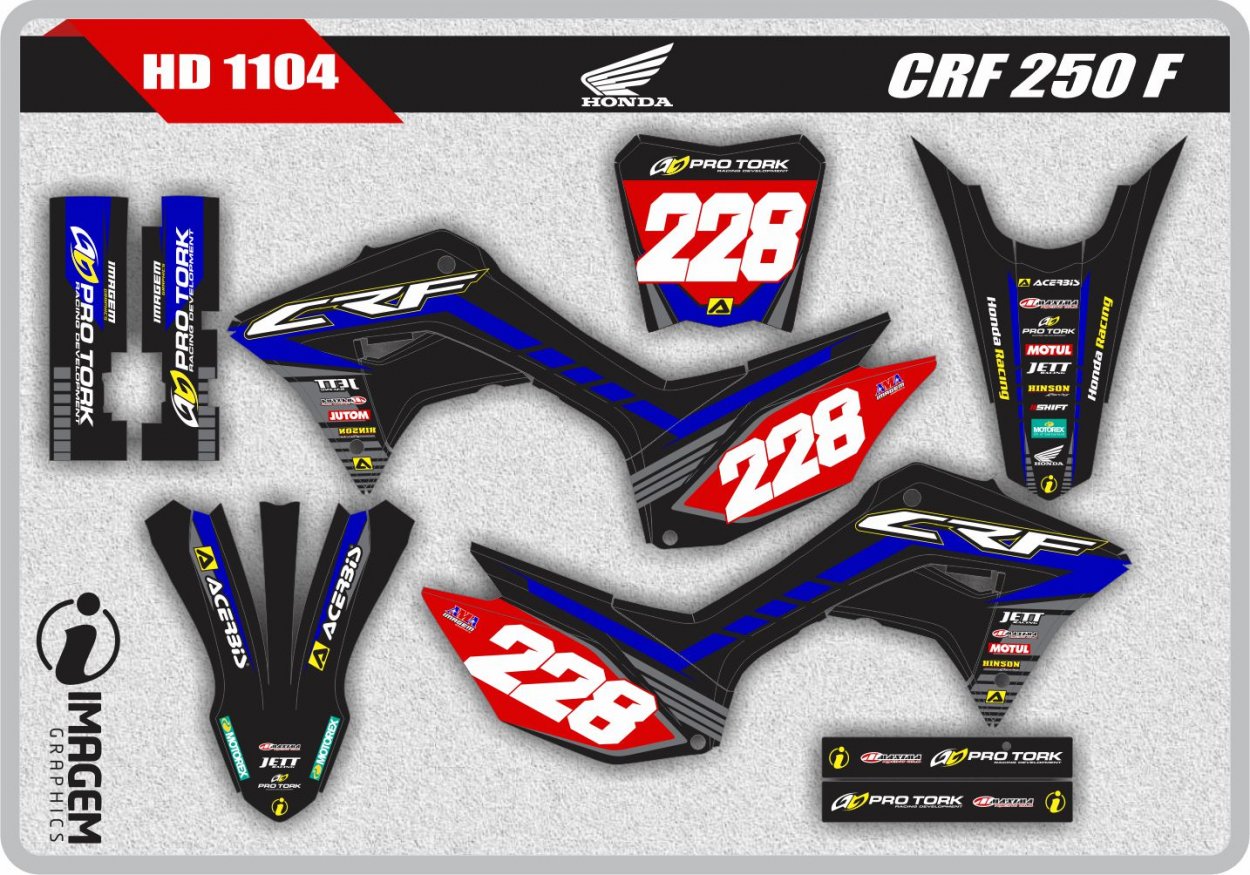HD 1104 CRF 250 F