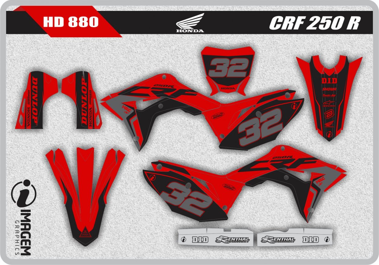 HD 880 CRF 250 R