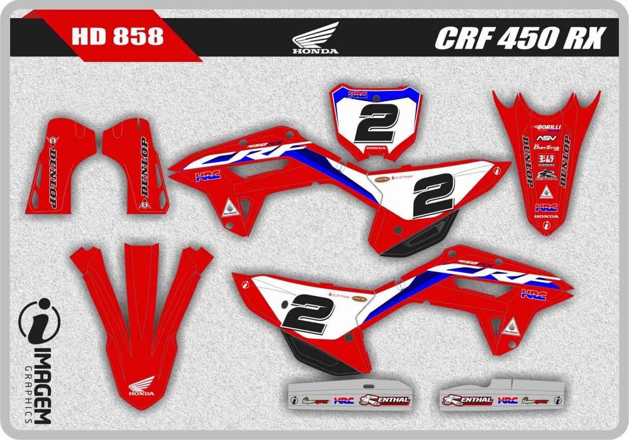 HD 858 CRF 450 RX