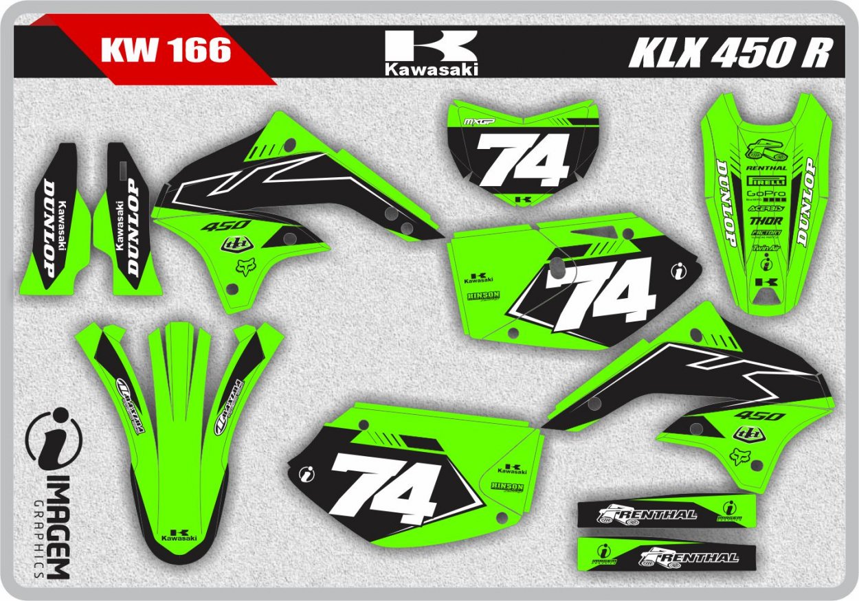 KW 166 KLX 450 R