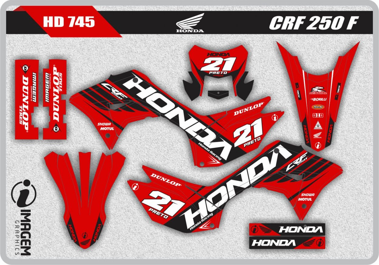 HD 745 CRF 250 F