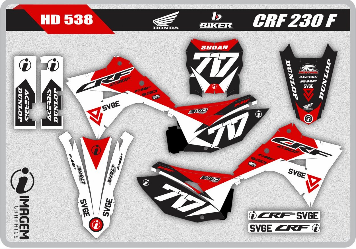 HD 538 CRF 230 F BIKER