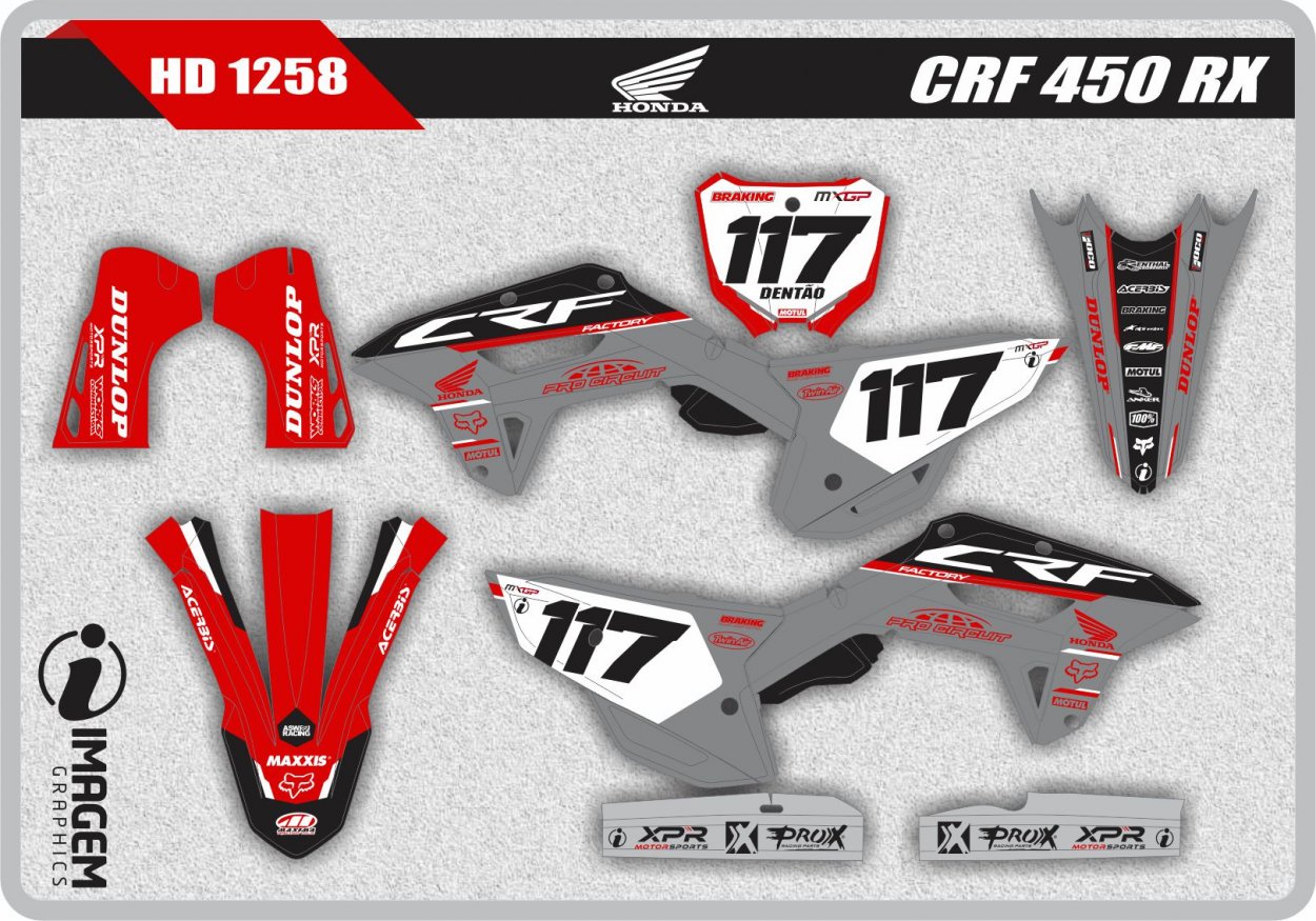 HD 1258 CRF 450 RX