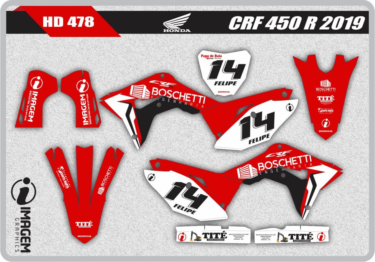 HD 478 CRF 450 R 2019