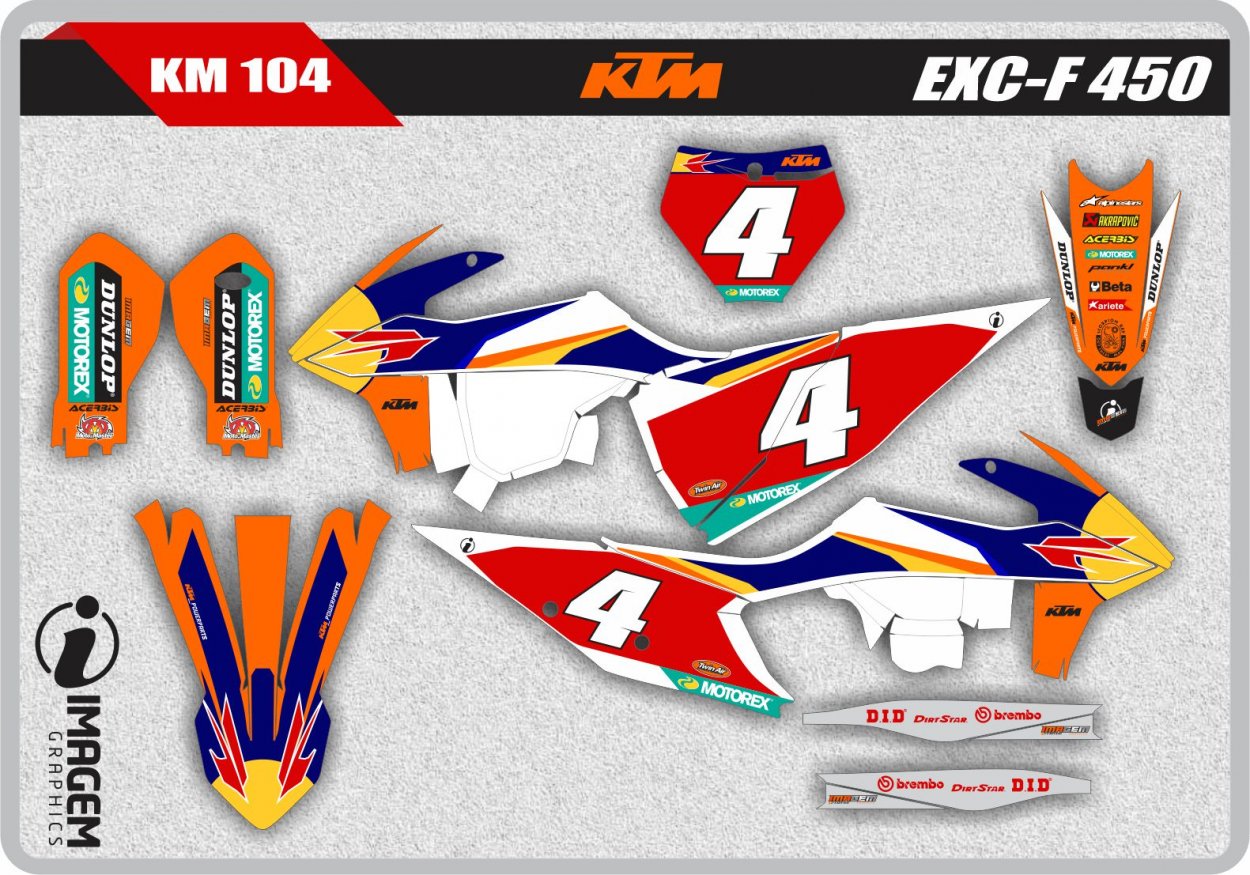 KM 104 KTM EXC-F 450