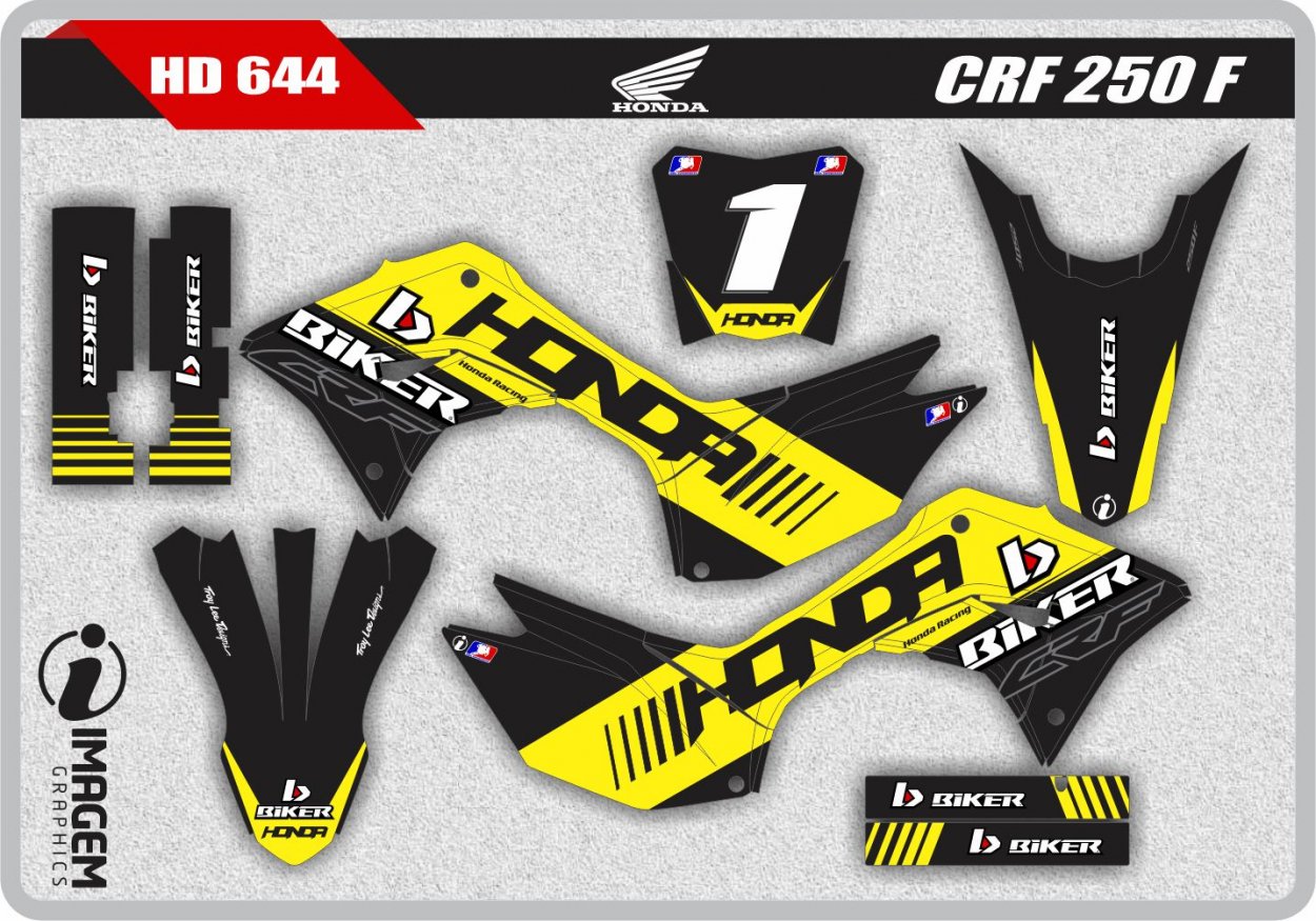 HD 644 CRF 250 F