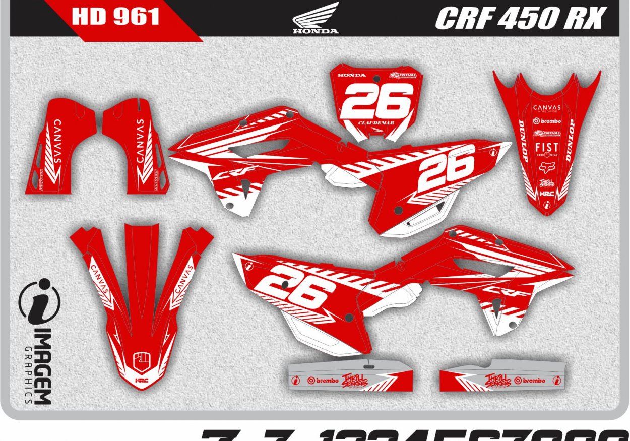 HD 961 CRF 450 RX