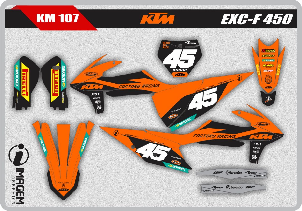 KM 107 KTM EXC-F 450