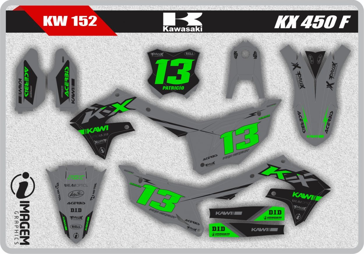 KW 152 KX 450 F