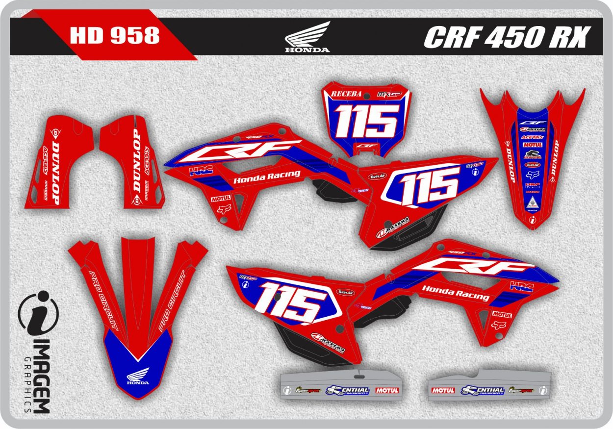 HD 958 CRF 450 RX 
