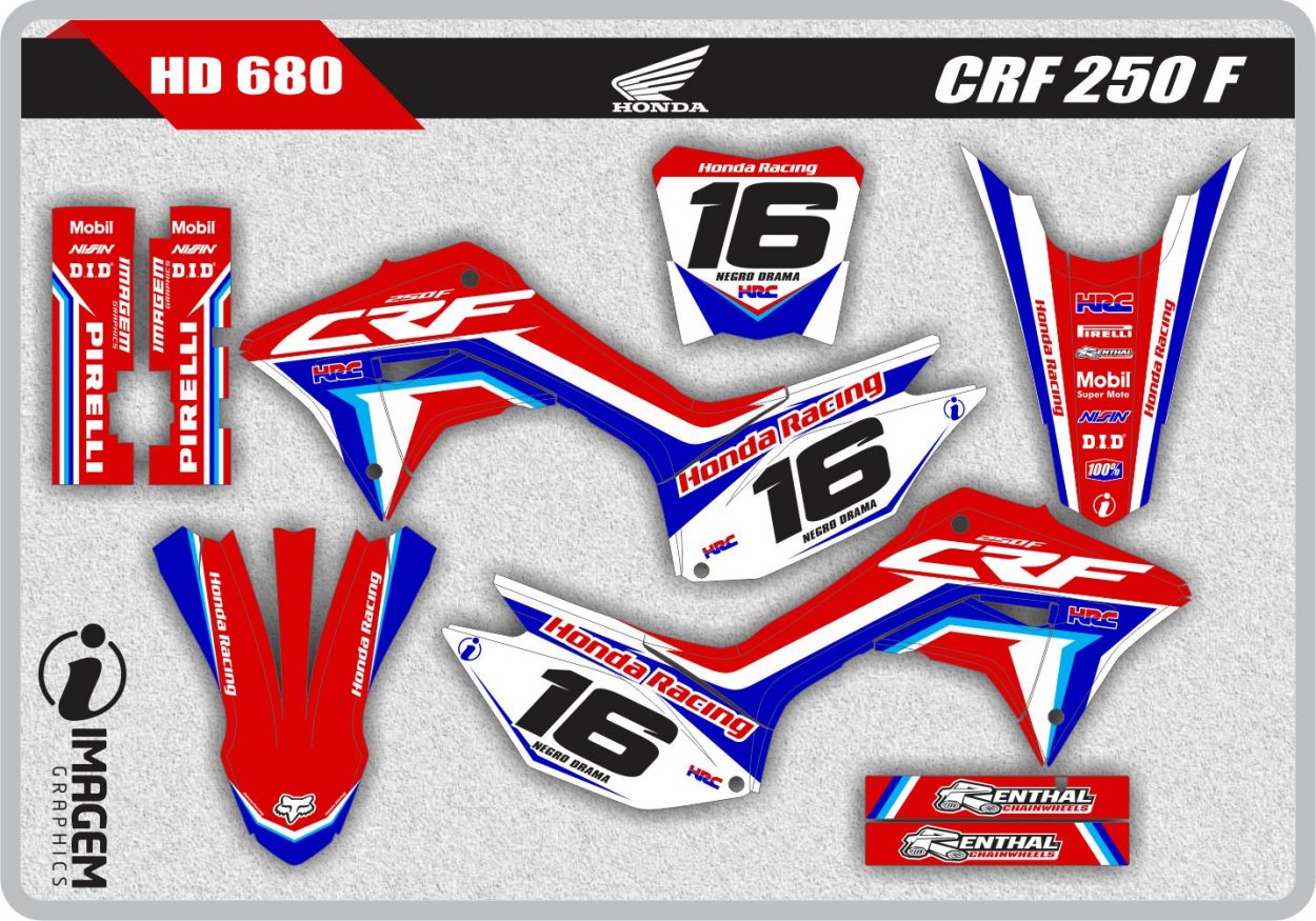HD 680 CRF 250 F