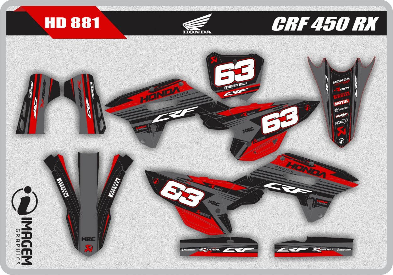 HD 881 CRF 450 RX