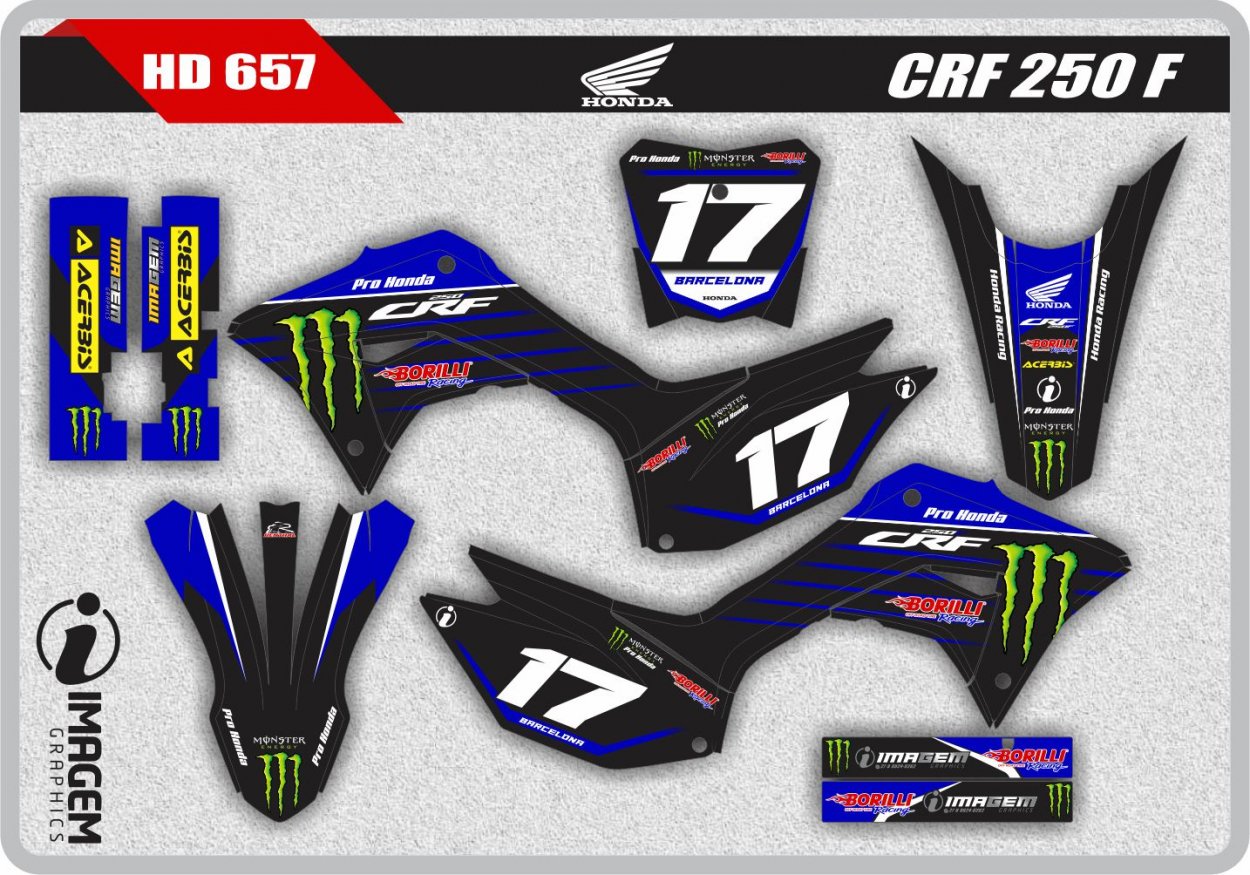 HD 657 CRF 250 F