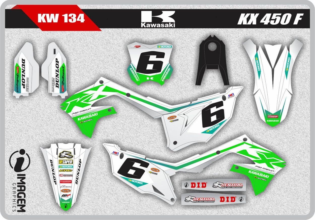 KW 134 KX 450 F