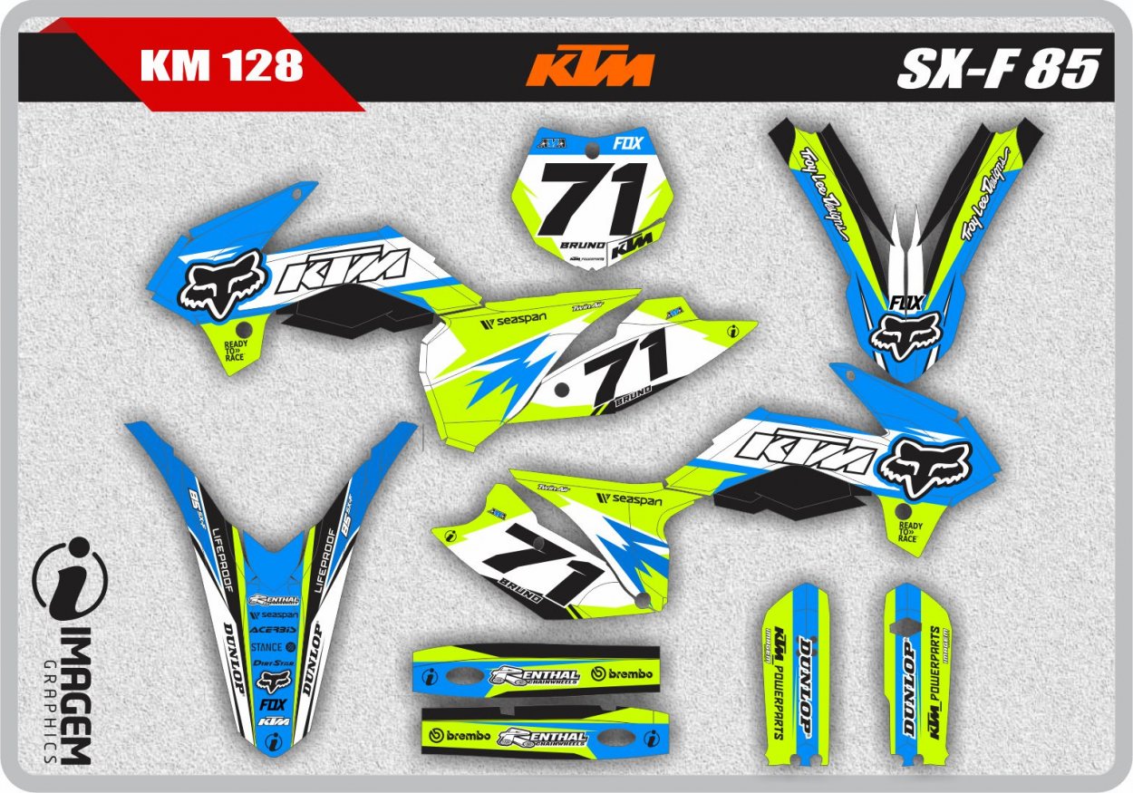 KM 128 KTM SX-F 85