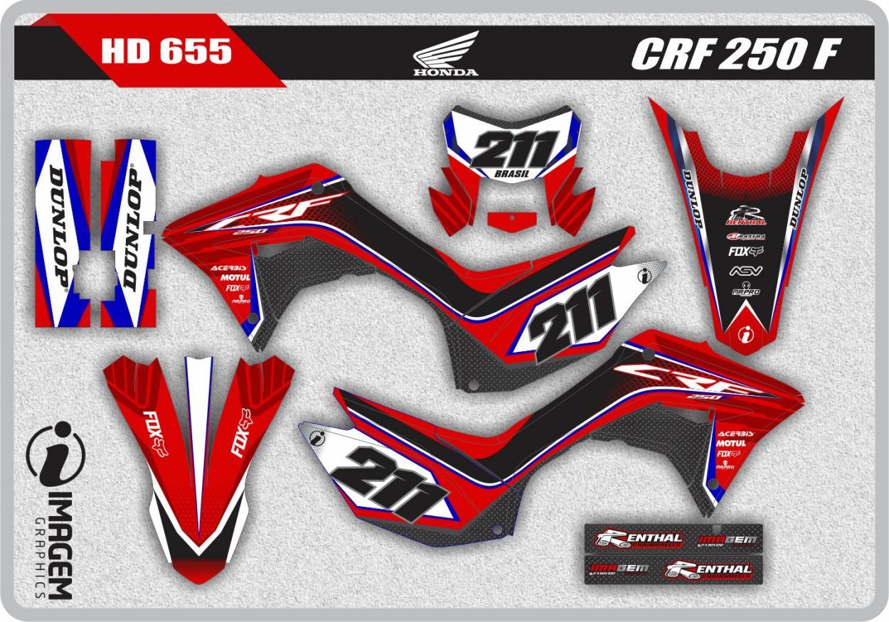 HD 655 CRF 250 F