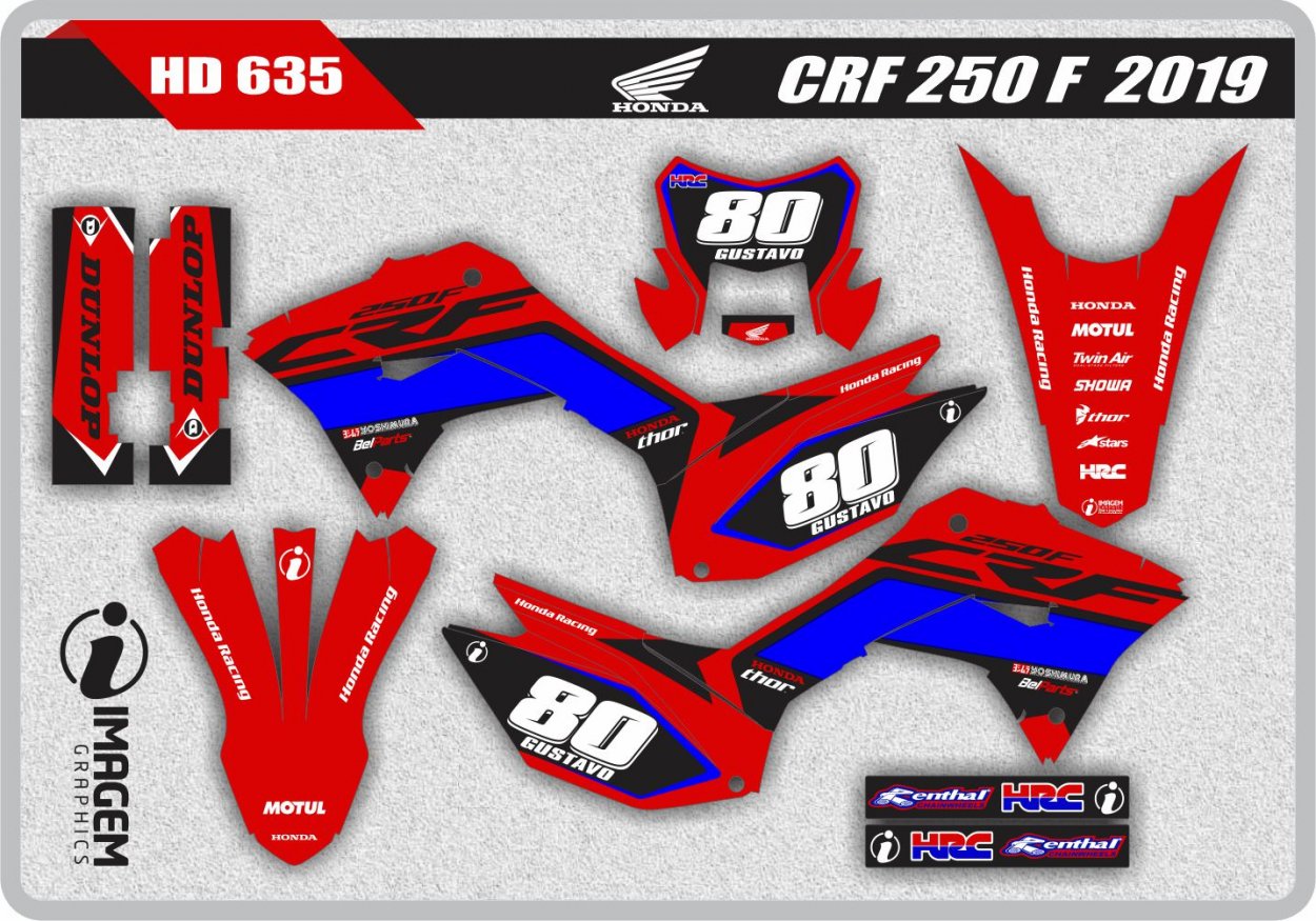 HD 635 CRF 250 F