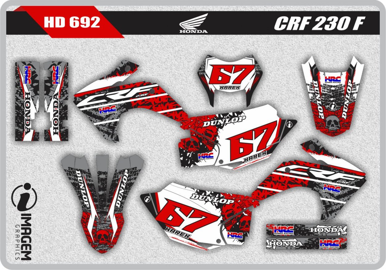 HD 692 CRF 250 F 