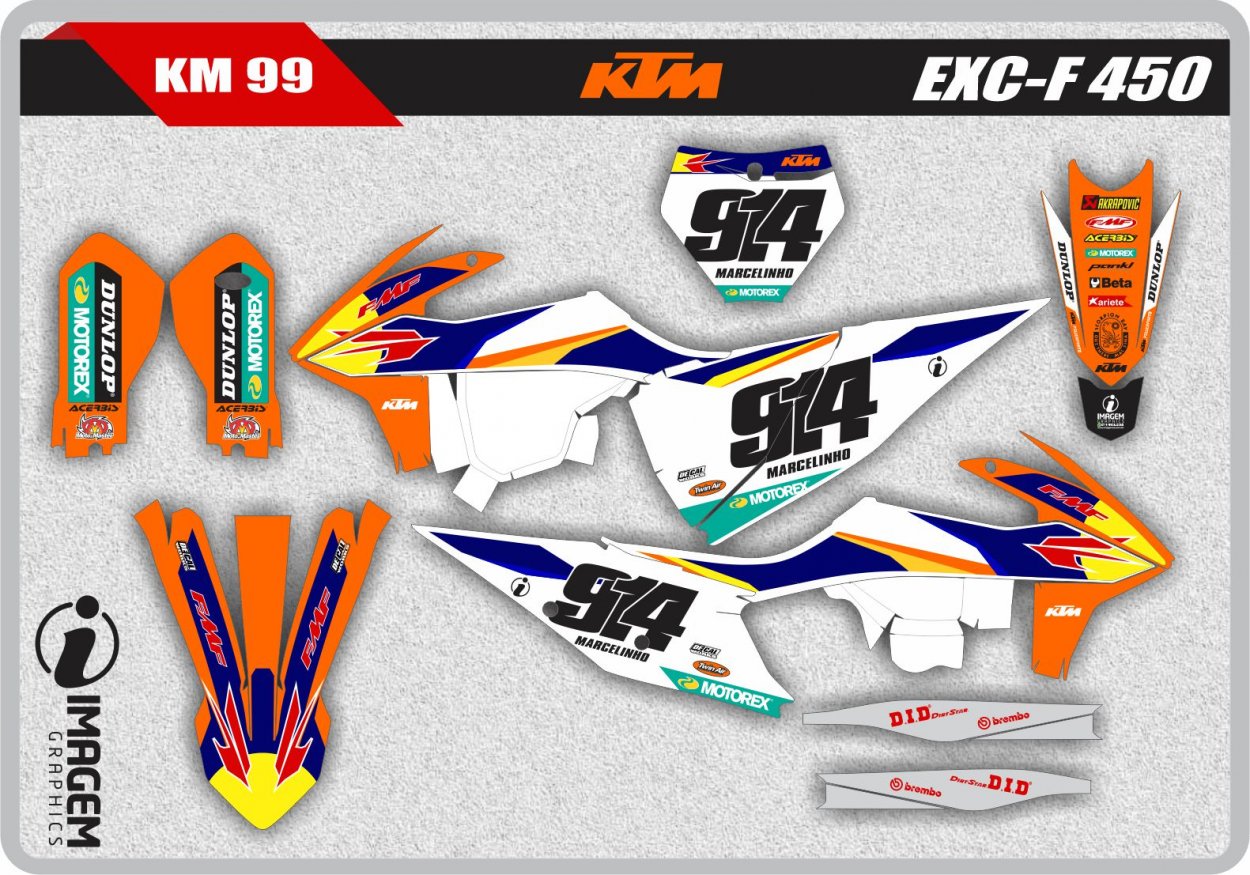 KM 99 KTM EXC-F 450