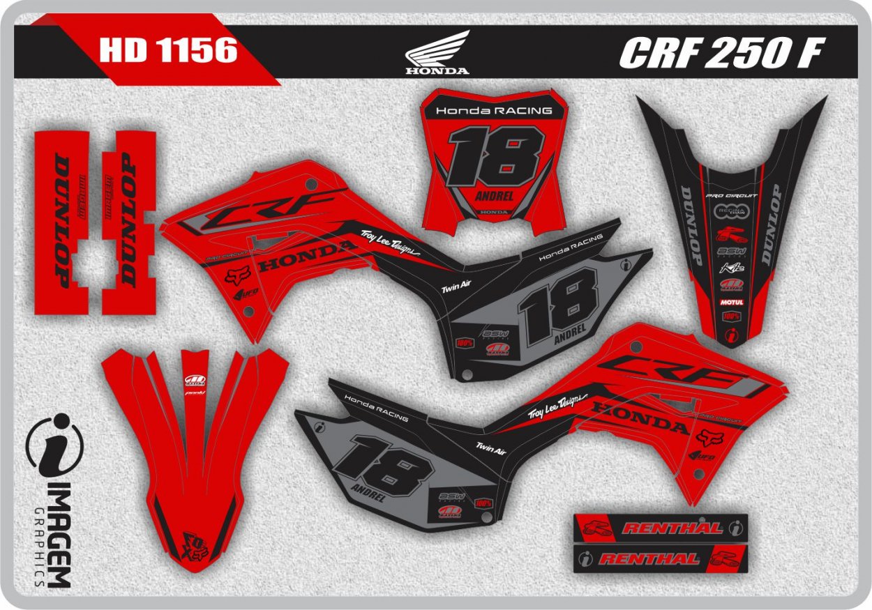 HD 1156 CRF 250 F