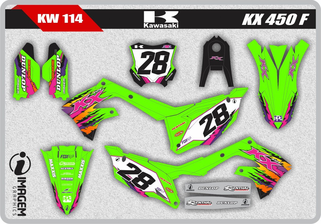 KW 114 KX 450 F