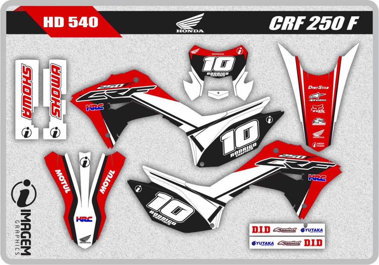 HD 540 CRF 250 F 