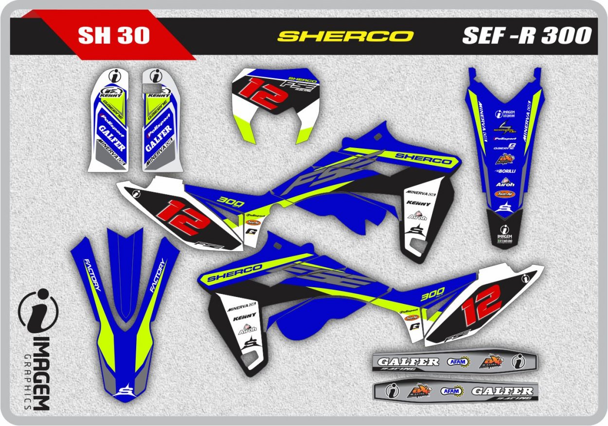 SH 30 SHERCO SEF-R 300