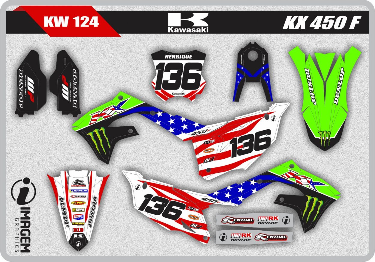 KW 124 KX 450 F