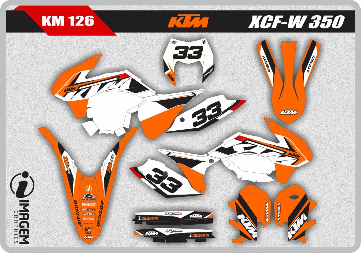 KM 126 KTM XCF-W 350