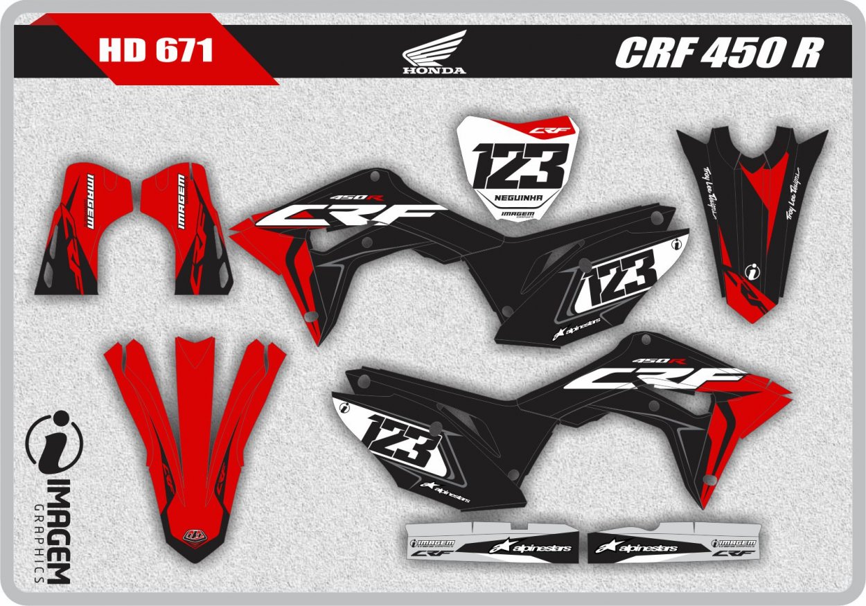 HD 671 CRF 450 R