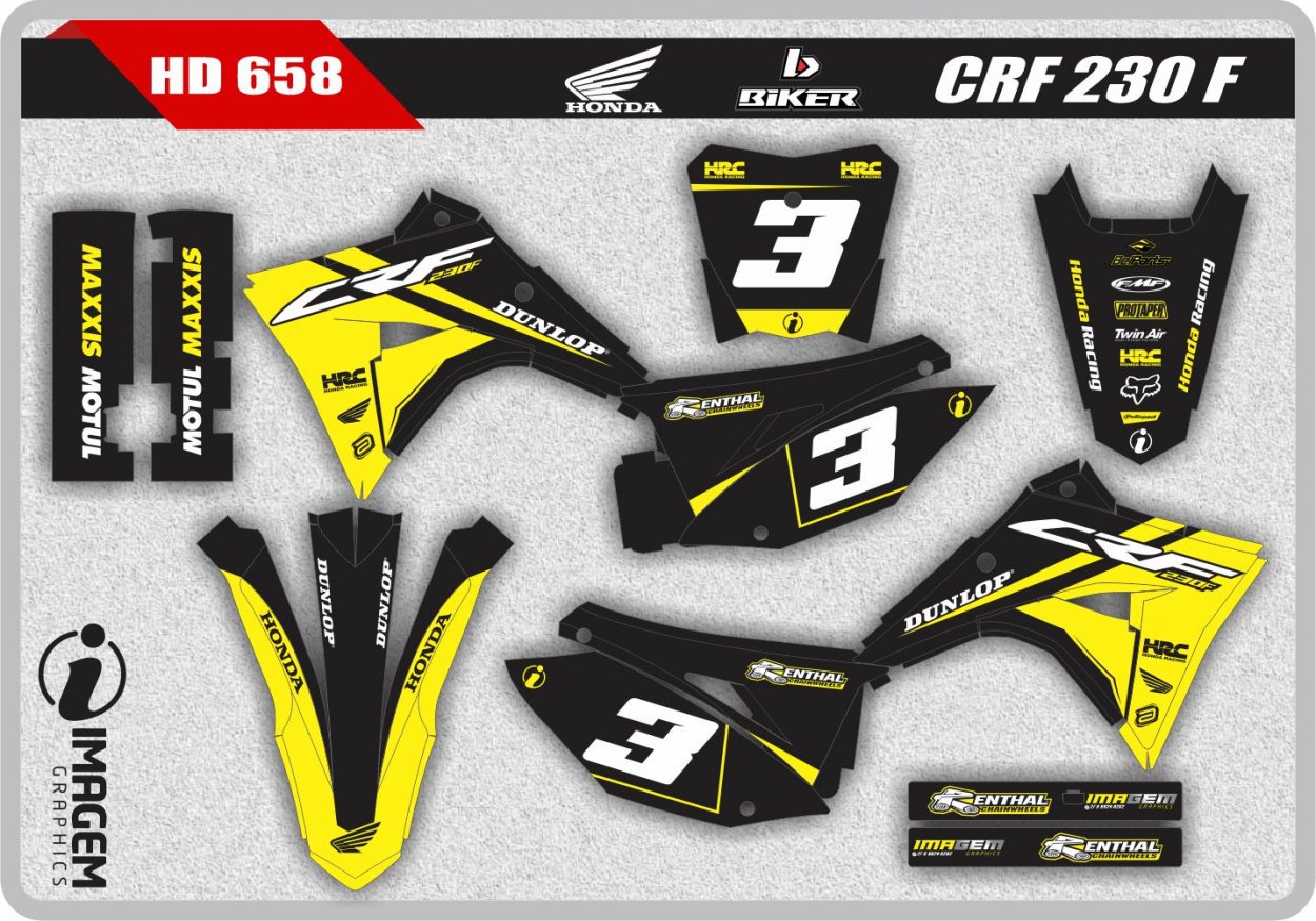 HD 658 CRF 230 F 