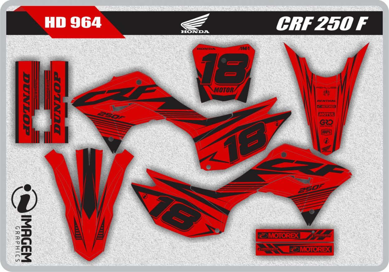 HD 964 CRF 250 F