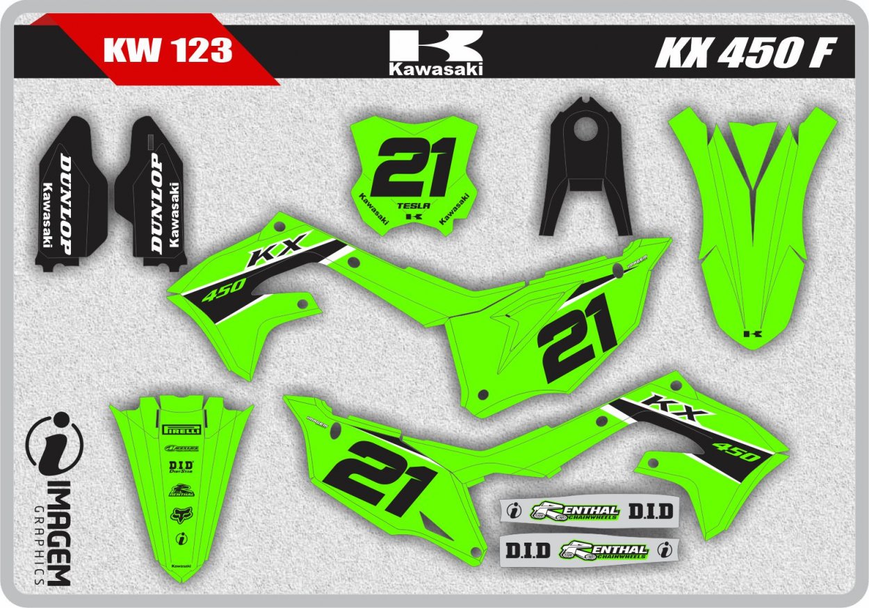 KW 123 KX 450 R