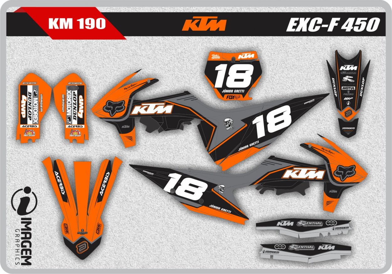 KM 190 KTM EXC-F 450