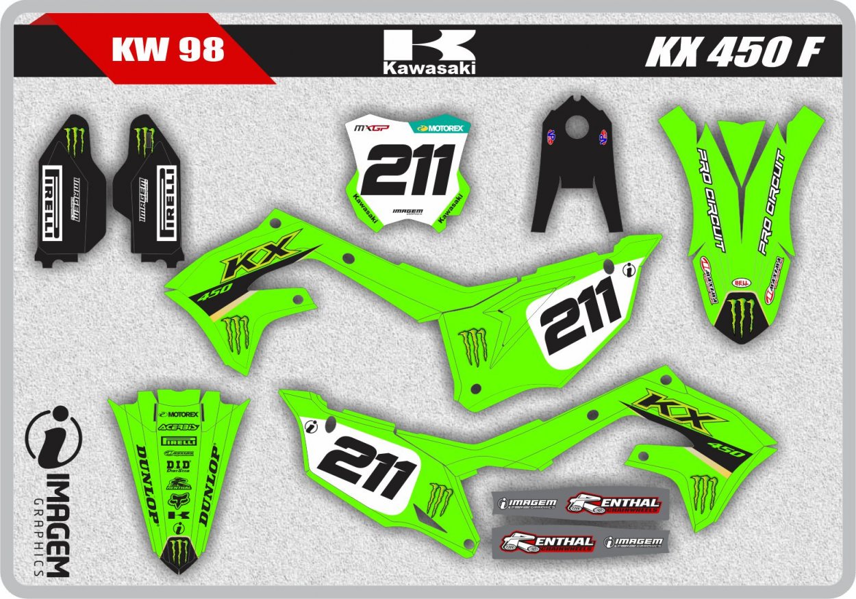 KW 98 KX 450 F