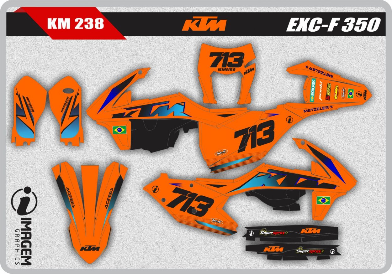 KM 238 KTM EXC-F 350