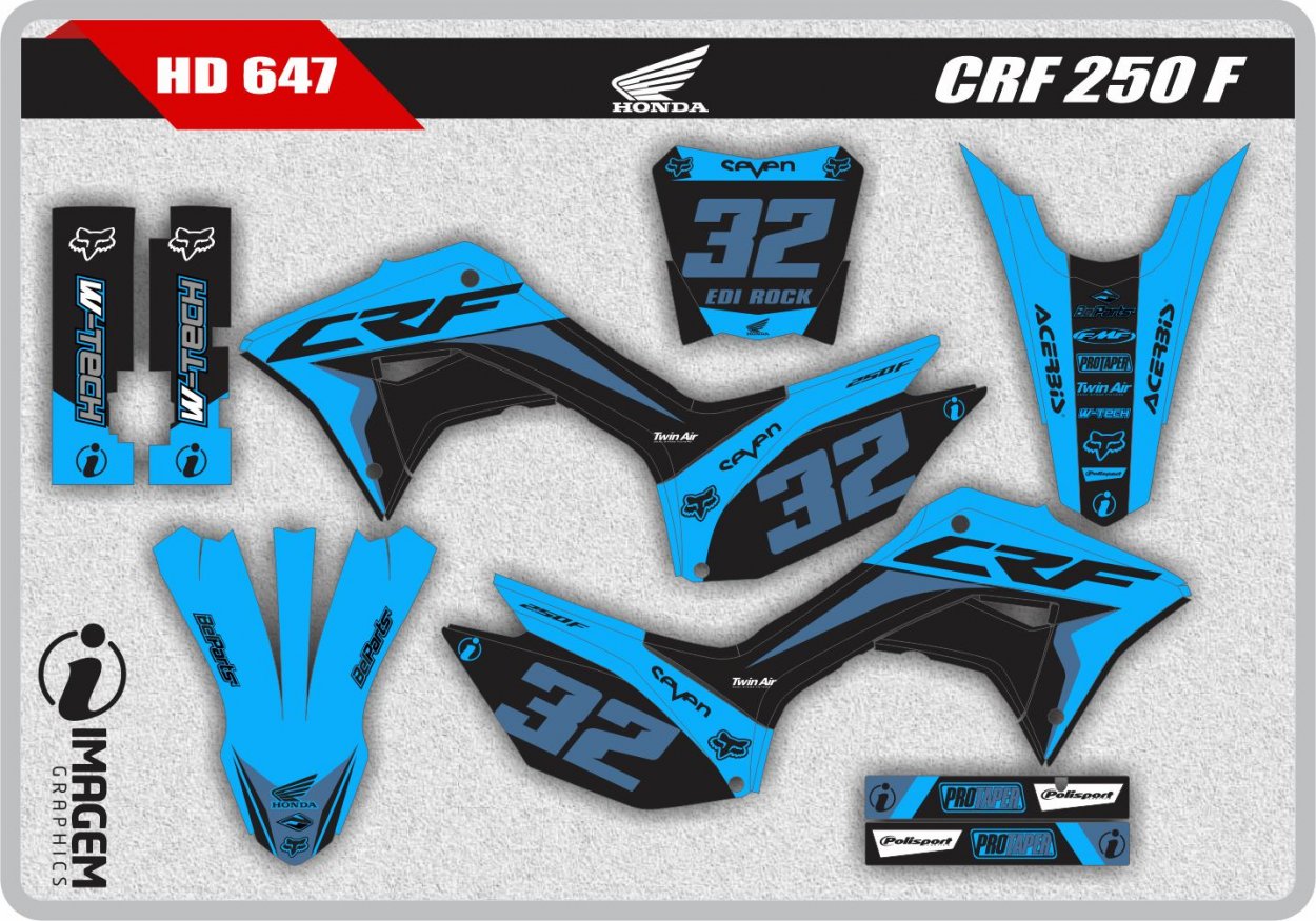 HD 647 CRF 250 F