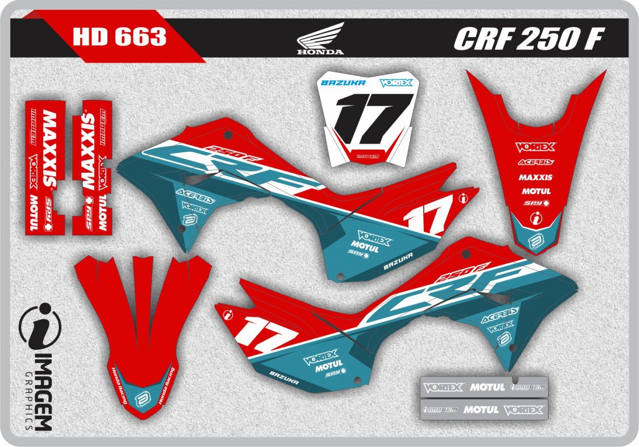 HD 663 CRF 250 F