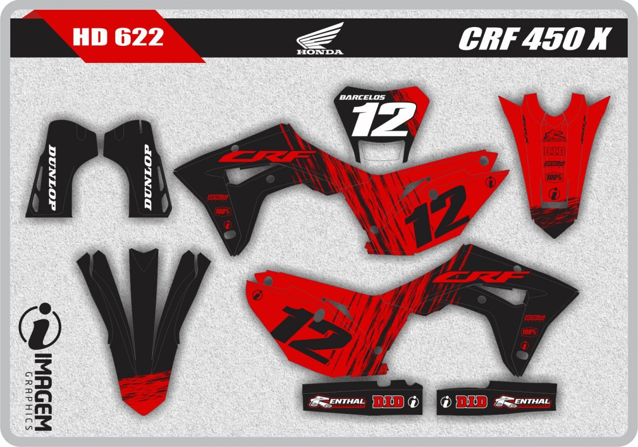HD 622 CRF 450 X