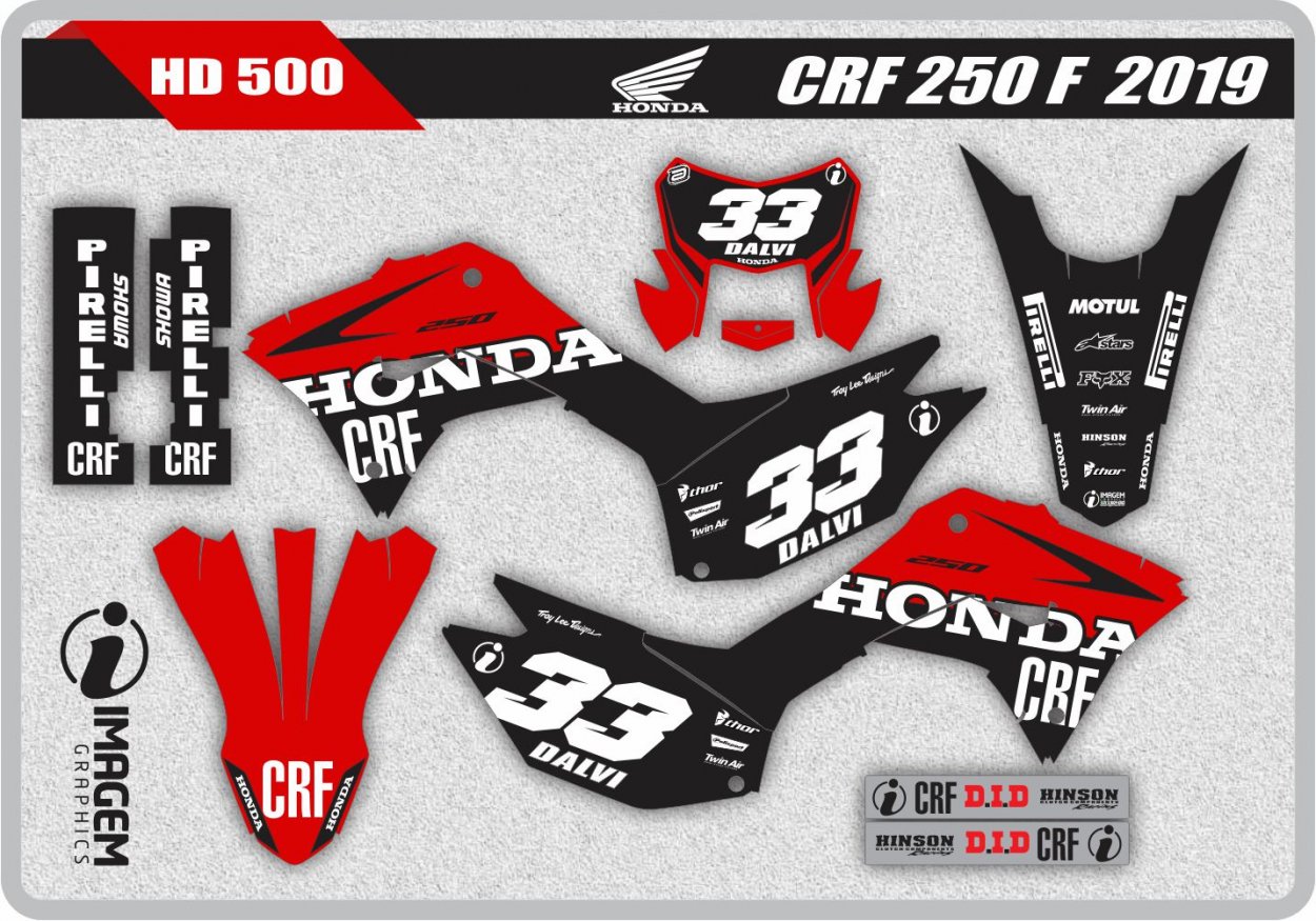 HD 500 CRF 250 F 2019