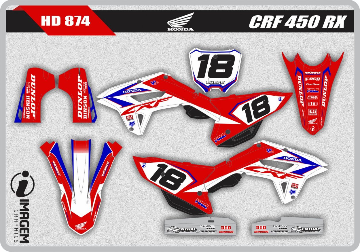 HD 874 CRF 450 RX