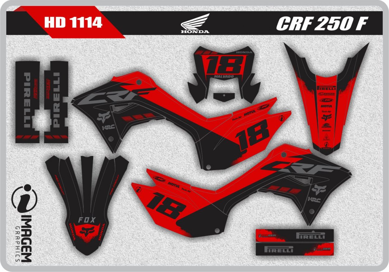 HD 1114 CRF 250 F