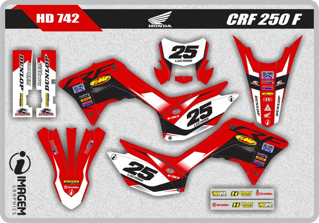 HD 742 CRF 250 F