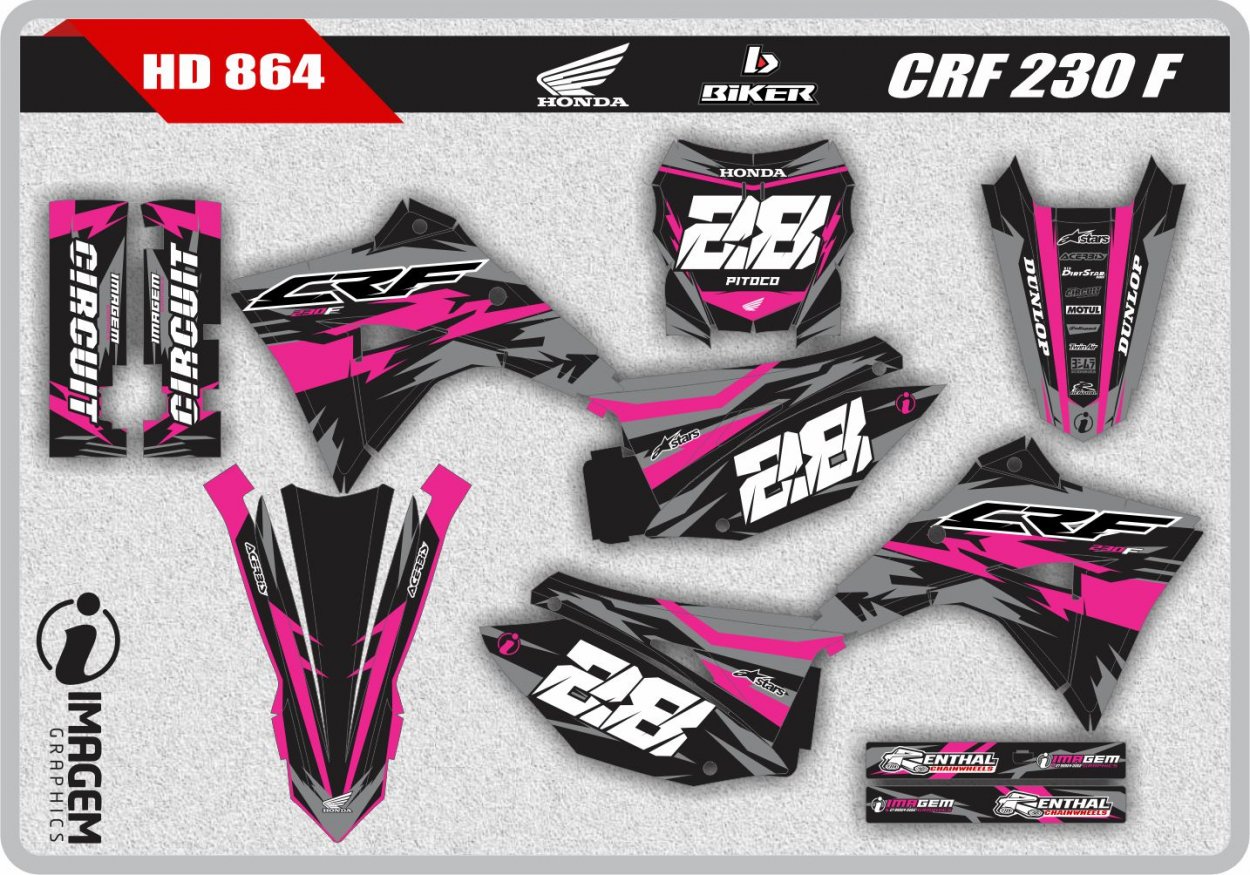 HD 864 CRF 230 F