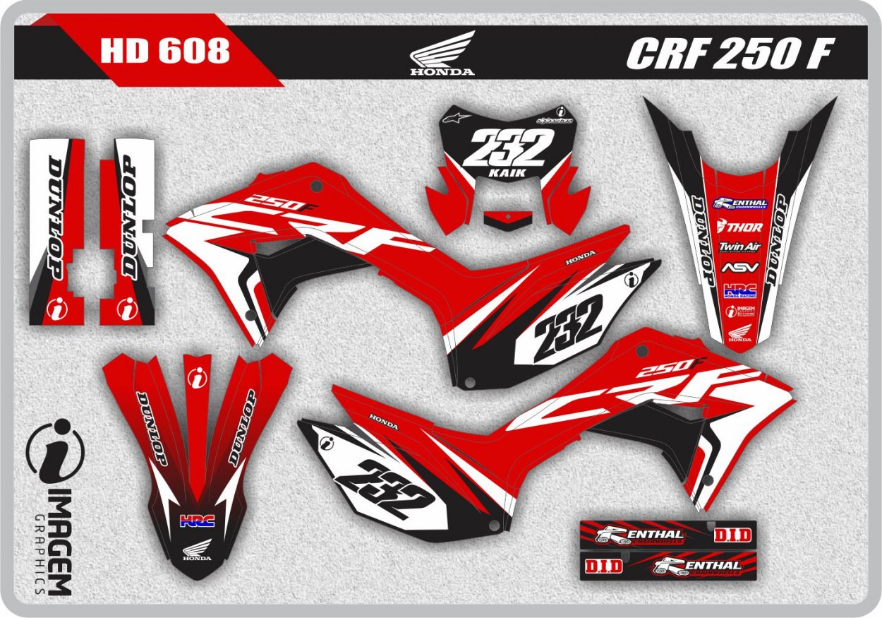 HD 608 CRF 250 F 